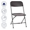 Flash Furniture 4PK Commercial Grade Black Plastic Folding Chairs 4-LE-L-3-W-BK-GG - alternate 9
